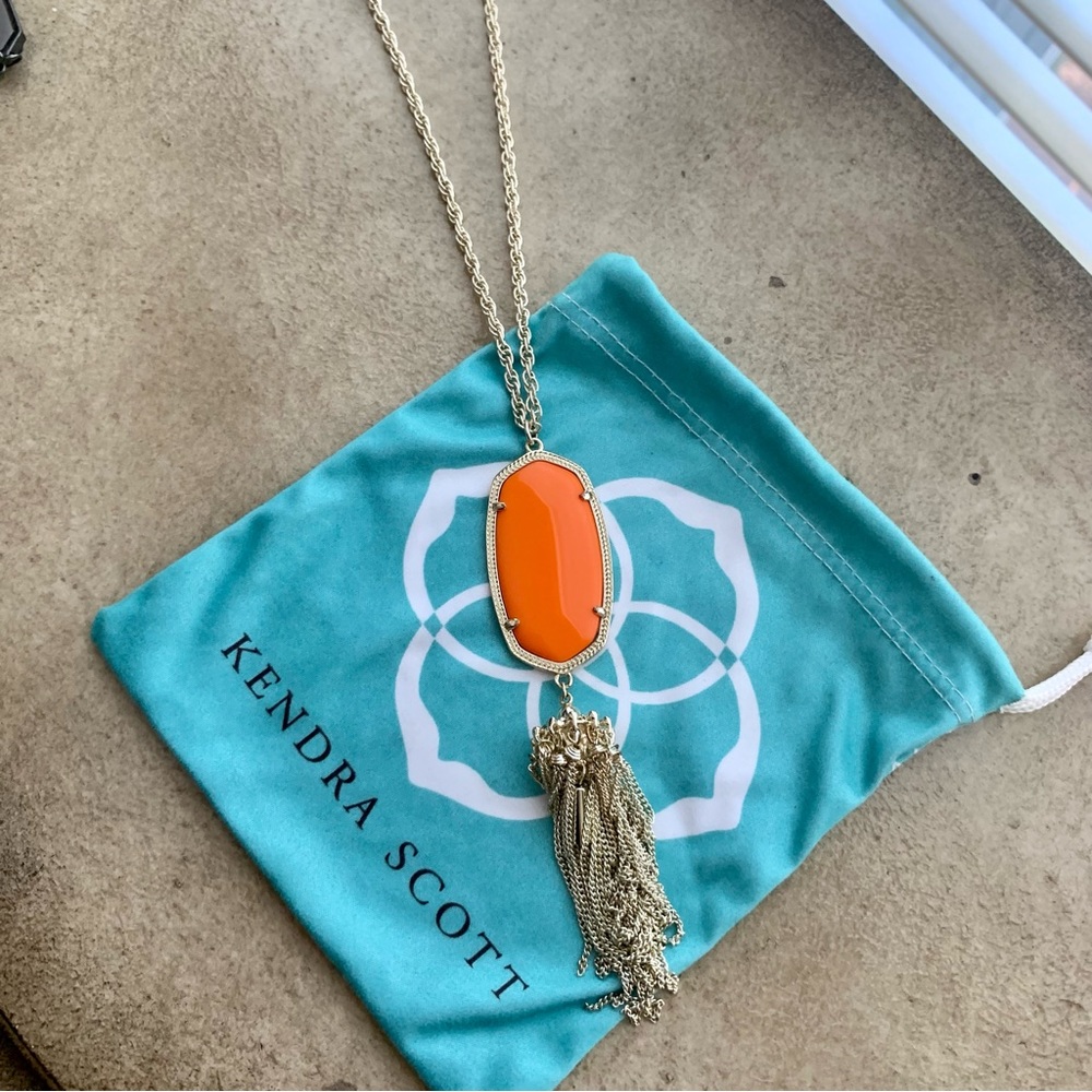 Kendra Scott Orange Necklace